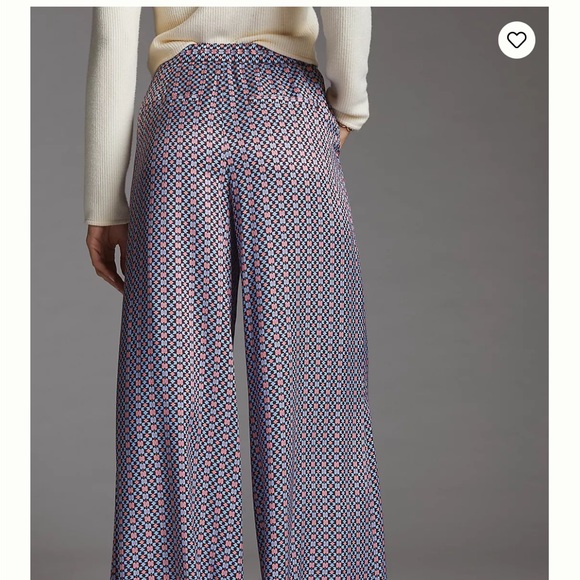 Patterned Wide-Leg Pants - Picture 3 of 9